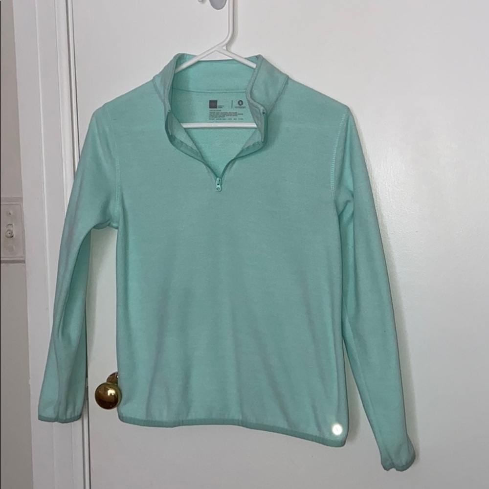 mint green pullover